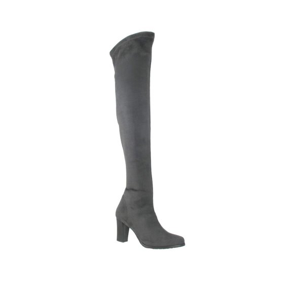 ⭐️HOST PICK⭐️ RAPISARDI RON WHITE Tammy Eco Stretch Ankle-high Boots Grey Suede - Picture 4 of 7